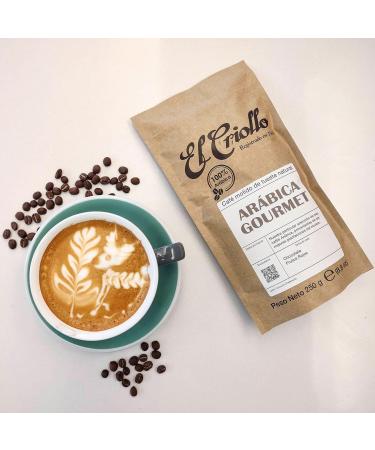 El Criollo Cafes Gourmet Arabica Coffee BEANS El Criollo 100 Natural Roasted Arabica Blend Specialty Coffee Pack of 4x250gr 1KG - Buy Online on GoSupps.com