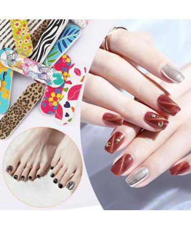JSRQT Mini Nail Files Bulk Double Sided 100 Mini Nail Files for Natural Acrylic Fake Nails Emery Boards for Nails Nail Filer Professional Nail File Buffer Set Nails Accessories 150 Grit(10 Colors) - Buy Online on GoSupps.com