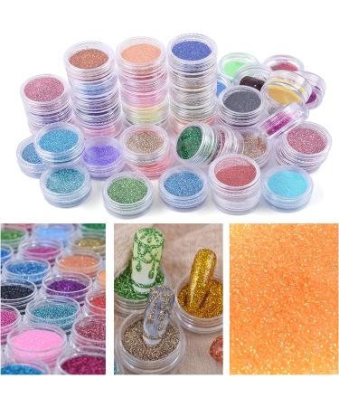 45 Colors Glitter Set - Resin Fine Glitter for Arts, Crafts, Nails, Makeup & Festivals - Buy Online on GoSupps.com