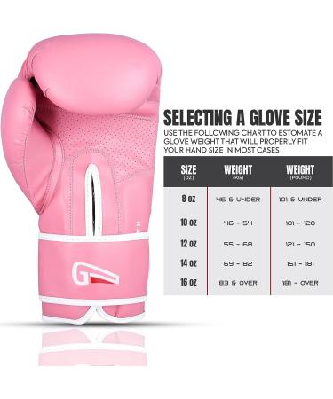 Gritletic Boxing & MMA Training Gloves - Supreme Unisex Kickboxing Gloves in Pink - Available in 8, 10, 12, 14 & 16oz - Buy Online on GoSupps.com