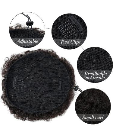 Afro Puff Drawstring Ponytail for Black Women Short Kinky Curly Afro Ponytail Synthetic Hair Afro Bun Drawstring Ponytail for Women Girls (Large/Pack of 1 Light brown-T27) Large (Pack of 1) Light brown (black background) - Buy Online on GoSupps.com
