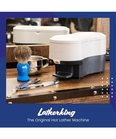 Campbells LatherKing Hot Lather Machine | Barber Shop Equipment | 12 oz. Pre-Mixed Shave Cream Bottle - Buy Online on GoSupps.com