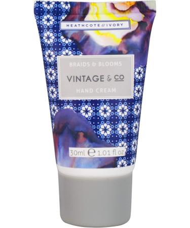 Vintage & Co Beauty Braids & Blooms Coffret cadeau trio de cr me pour les mains | Enrichi en beurre de karit | Sans cruaut envers les animaux et v g talien | Tailles adapt es aux voyages | 3 x 30 ml Encens 30 ml (Lot de 3) - Buy Online on GoSupps.com