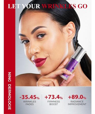 NING DERMOLOGIE Retinol Serum for Face with 300PPM Retinol, Peptides Firming, Anti Aging & Wrinkle Peptides Serum for Face - Korean Skincare for Smoothing & Hydrating, Ideal for Beginners|1.01 fl.oz - Buy Online on GoSupps.com