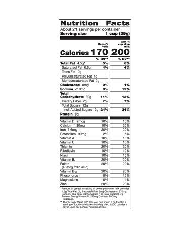 Reese's Puffs Chocolatey Peanut Butter Cereal 29 oz - Whole Grain Corn Kids Breakfast Cereal - Buy Online on GoSupps.com