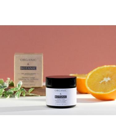 Organic & Botanic Vegan Mandarin Orange Face Moisturizer 50ml - Hydrating Day Cream for Dry & Sensitive Skin - Premium UK Vegan Skincare - Buy Online on GoSupps.com
