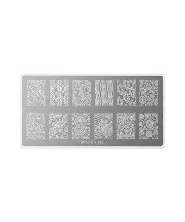 99nails Stamping Plate Rectangle - Love Story | Perfect Nail Art for Every Occasion | International Shipping Available - Buy Online on GoSupps.com