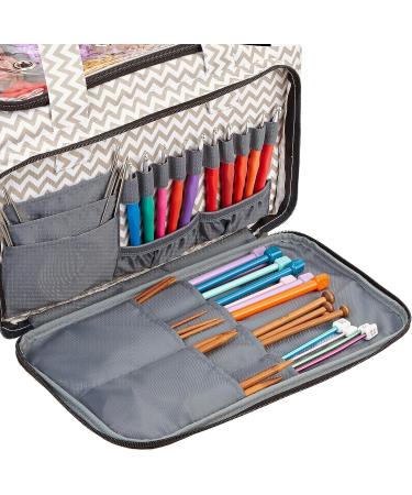 Homest Yarn Storage Bag - Knitting Tote with Removable Dividers - Extra Large Size - Buy Online on GoSupps.com