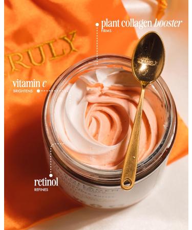 Truly Beauty Vegan Collagen Anti-Aging Body Polish | Retinol Vitamin C & Shea Butter | Whipped Body Butter for Brighter Smoother Skin | 2 Fl. Oz - Buy Online on GoSupps.com