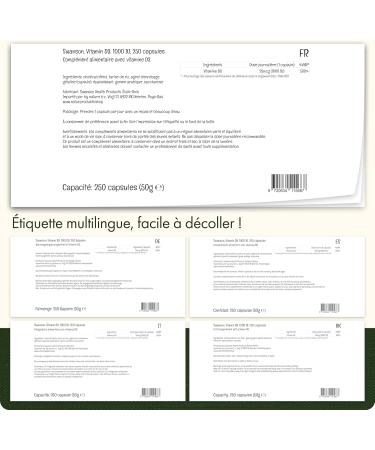 Swanson Vitamin D3 25mcg (1 000 IU) 250 Capsules High Dosed Laboratory Tested Soy Free Gluten Free Non-GMO - Buy Online on GoSupps.com