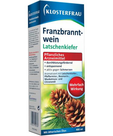 Monastery Woman Franzbratnwein Latschenkiefer 400ml - Pain Relief Muscle Relaxation & Improved Blood Circulation for Joint Pain & Injuries - Buy Online on GoSupps.com