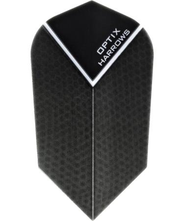Optix 3 Sets Slim Dart Flights with Aluminum Protectors - Black - Buy Online on GoSupps.com