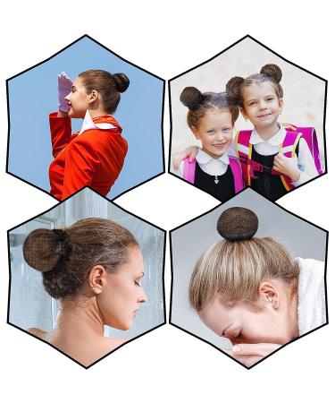 Invisible Ballet Hair Bun Cover Set - 8 Pieces for Girls and Women - Buy Online on GoSupps.com