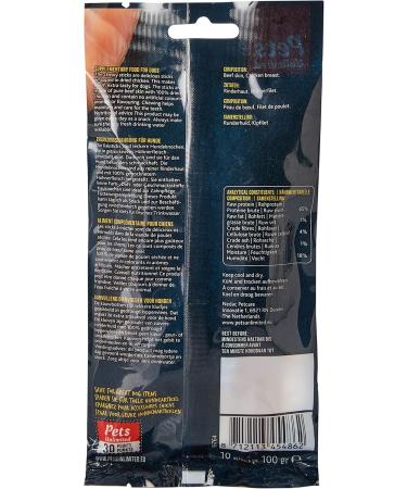 Pets Unlimited Chew Sticks - Chicken Flavor 10 Pieces 100g | Premium Dog Treats for Healthy Chewing - International Shipping Available - Buy Online on GoSupps.com