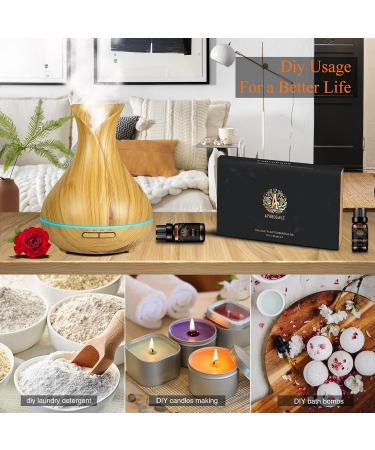 Top 14x10ml Aromatherapy Jasmine Essential Oil Set for Diffuser 100% Pure Rose Essential Oil Kit for HUmidifier Therapeutic Grade Essential Oils Set - Bergamot Cedar Geranium Sandalwood Oils etc - Buy Online on GoSupps.com