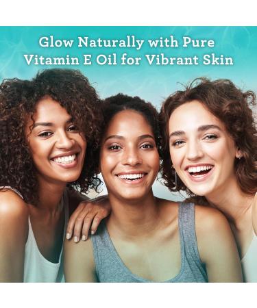 GuruNanda Vitamin E Oil 2 Fl Oz - 100% Pure & Natural Non-GMO Vegan | Nourish Skin Hair & Nails - Coconut Oil Enriched (Pack of 2 - Buy Online on GoSupps.com