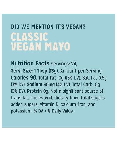 Sir Kensington's Classic Vegan Mayo 12oz - Delicious Plant-Based Dressing - Buy Online on GoSupps.com