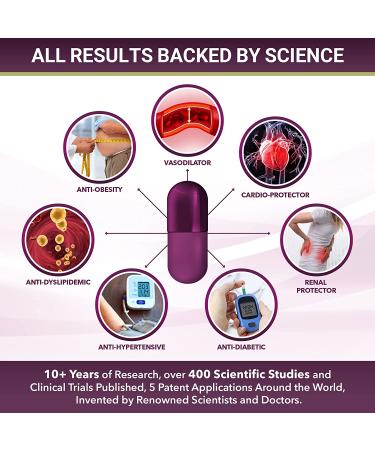 Organic Acai Seed Extract Nitric Oxide Supplement - 60 Capsules for Improved Blood Flow & Circulation | 100% Vasodilation Support with 50x Antioxidants - Buy Online on GoSupps.com