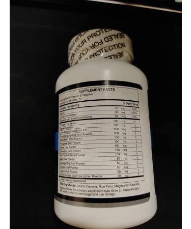 Loaded Maximum Male Performance Supplement - 3 Bottles (90 Capsules) | Boost Energy & Vitality | International Shipping Available - Buy Online on GoSupps.com