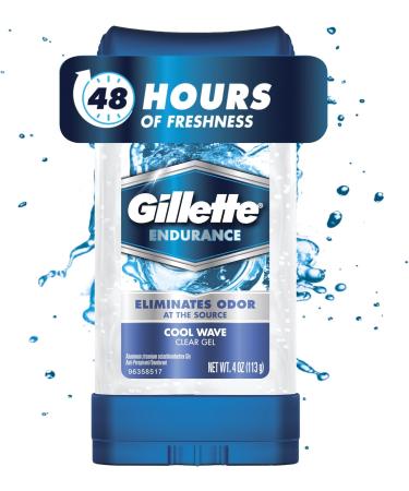 Gillette Cool Wave Clear Gel Anti-Perspirant Deodorant 3.8 oz (Pack of 3) - Citrus Scent - Buy Online on GoSupps.com