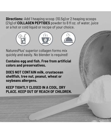 Nature's Plus Collagen Peptides 1.30 lbs - Premium Beauty & Wellness Supplement - Buy Online on GoSupps.com