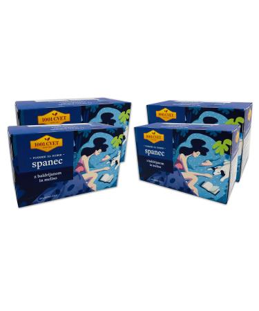 UPSY Alpine Mountains Herbal Tea - 4 packs of 20 sachets (80 tea bags)