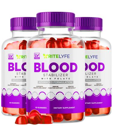 (3 Pack) RiteLyfe Gummies RiteLyfe RiteLyfe Gummies Advanced Formula RiteLyfe Supplement Gummies RiteLyfe Natural Stabilizer Gummies Rite Lyfe Gummies Support 180 Gummies for 3 Months