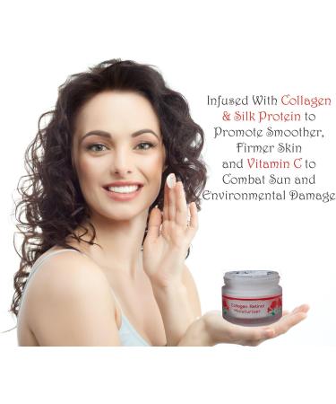 Sweet Willow Collagen Retinol Moisturiser With Vitamin C Hyaluronic Acid Marine Collagen Silk Powder For Maximum Hydration & Silky Smooth Skin - Stimulate Cell Regeneration and Collagen Production Restore Elasticity and Improve Radiance for a More Youthfu - Buy Online on GoSupps.com
