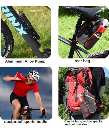Bike Repair Kit 111Pcs | Portable Tube Patch Kit with Pump | Glueless Puncture Repair for Road & Mountain Bikes - Buy Online on GoSupps.com