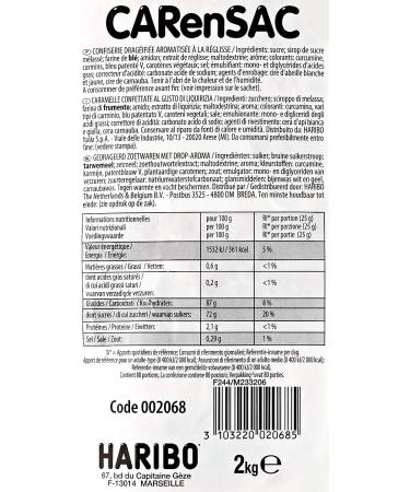 HARIBO - Car in Bag Licorice Candy Bulk Bag 2 kg - Buy Online on GoSupps.com