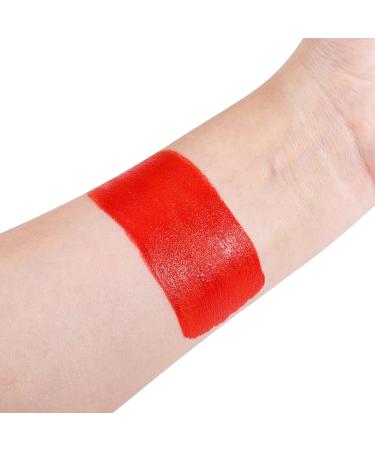 Red Face Paint - Water Based Full Body Halloween Makeup for Adults - Clown Joker Demon Vampire - 1.2 fl oz (35ml - Buy Online on GoSupps.com