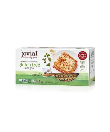 Jovial Classic Lasagna | Organic Gluten Free Brown Rice Pasta Noodles | Non-GMO | Kosher | USDA Certified Organic | Made in Italy - 13 oz (Pack of 6) - Buy Online on GoSupps.com