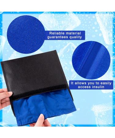 Insulin Cooling Wallet Set - 3 Pack Cooling Cases with Nylon Tape Bag - Diabetic Travel Case - No Refrigeration Needed (7.09 x 8.66 Inch & 7.87 x 9.06 Inch) - Buy Online on GoSupps.com