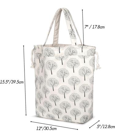 Teamoy Knitting Tote Bag with Drawstring Closure  Portable Yarn Storage Bag for Knitting Needles  Yarn Skein and Crochet Supplies  Tree (Bag Only) - Buy Online on GoSupps.com