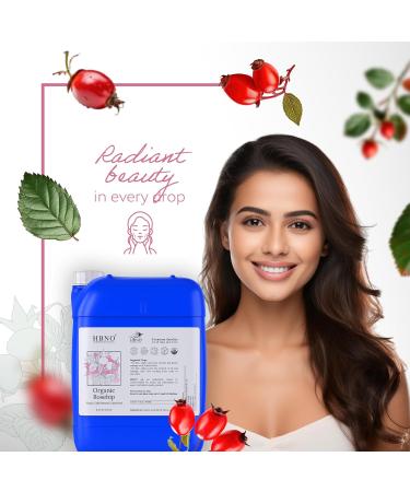 HBNO Organic rosehip oil- 8.8 lbs (4kg) - Ideal for Shampoos Conditioners Lip balms Face wash Lotions and Skin care products. - Buy Online on GoSupps.com