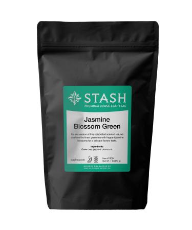 Stash Tea Jasmine Blossom Green Tea Loose Leaf Tea 16 Ounces Jasmine Blossom 1 Pound (Pack of 1)