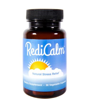 RediCalm - Natural Stress Relief Supplement - Non-GMO Vegan Gluten-Free