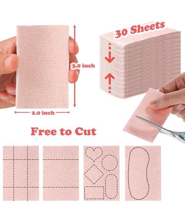 30 Sheets Moleskin Tape Blister Pads for Feet - Shoe Boots Hiking Outdoor - Buy Online on GoSupps.com