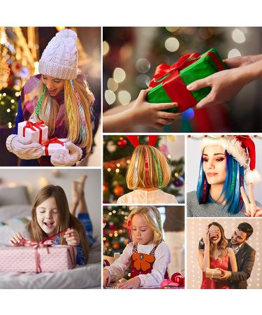 Fairy Hair Tinsel Kit - 47 Strands, 12 Colors, 3600 Strands - Glitter Sparkling Hair Extensions for Cosplay & Parties - Buy Online on GoSupps.com