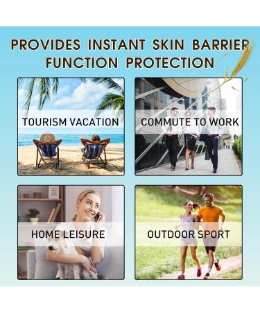 Sunscreen SPF 50+ Sun Cream with Rice + Probiotics Moisturizing Suncream Sun Lotion for Face Body UVA&UVB Protetion Refreshing Non-Greasy No White Cast with Rice Extracts 2 * 50ml 1 - Buy Online on GoSupps.com