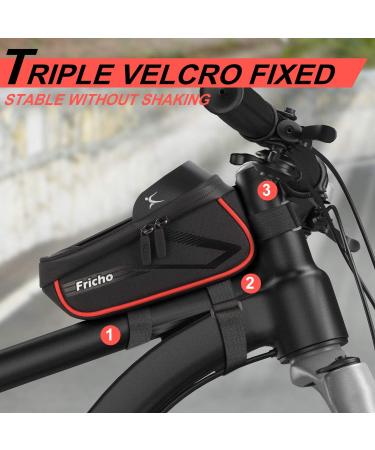 Fricho Mens Easter Bike Frame Bags - Waterproof Mountain Bike Accessories & Phone Holder 6.5 - Cycling Gadgets for Teens & Adults - Dad Birthday Gift - Buy Online on GoSupps.com