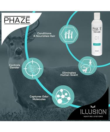 Illusion Systems PhaZe for Her 1 Conditioner - Women's #1 Deer Hunting Scent Elimination - Buy Online on GoSupps.com