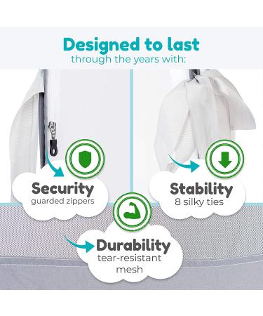 KangaKiddo Baby Crib Tent - Keep Baby Safe in Crib with Crib Net Cover - Buy Online on GoSupps.com