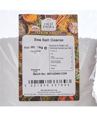 Stainless Steel Salt and Pepper Grinder Refillable and Adjustable Coarseness Manual Pepper Mill Fits in Home Kitchen Outdoor (2 Packs) & Old India Sea Salt Coarse 1 Kg - Buy Online on GoSupps.com