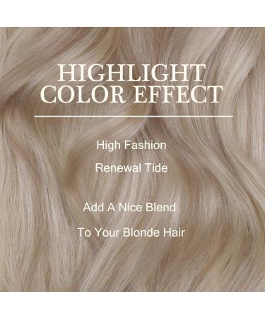 Buy Laavoo 55cm Real Hair Clip-In Extensions - Highlight Blonde Double Tresse 105g 7pcs #16/25 & #16/22 for Stunning Looks - Buy Online on GoSupps.com