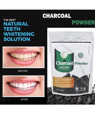 SVATV Activated Charcoal Powder | Natural Face Mask & Dental Care Ingredient | Brighten Skin & Control Oil | 227g (8 oz - Buy Online on GoSupps.com