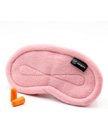 Wild Essentials Infinity Fleece Luxury Sleep Mask in Peacefully Pink - Buy Online on GoSupps.com