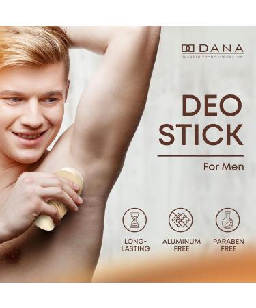 English Leather Deodorant for Men - Classic & Masculine with Long Lasting Citrus Aromatic & Woody Scent (2.6 Oz / 75 g) - Buy Online on GoSupps.com