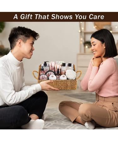Coconut Vanilla Bath Spa Gift Set - 15 piece Luxury Basket with Bubble Bath, Body Lotion, Bath Salts, and More - Shower Puff, Bath Bombs, Soap and Towel Included - Buy Online on GoSupps.com