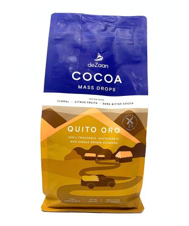 deZaan | Quito Oro | Finest Single Origin Ecuadorian Cocoa Mass | Suitable for Vegetarians and Vegans | 100% Traceable & Sustainable | 1kg
